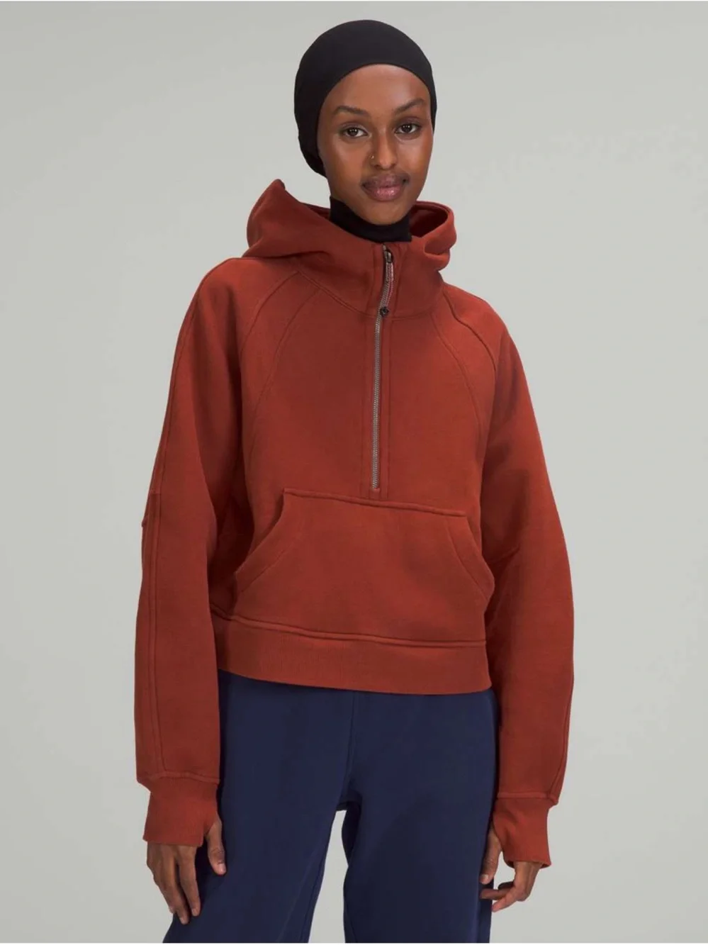 Lululemon Scuba Oversized Half Zip Hoodie M/L - Picture 1 of 10